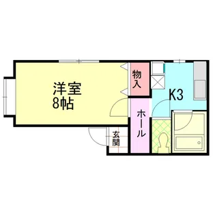 サンシティ増泉【2階】の間取り