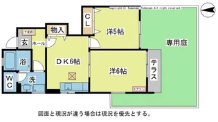 コータ・コート B【1階】の間取り