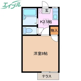 シャルム曙【1階】の間取り