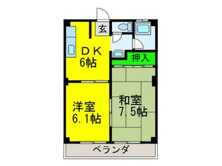 宮崎ビル【4階】の間取り
