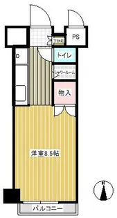 メゾン栗田【2階】の間取り
