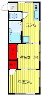 東京都北区王子4【アパート】の間取り
