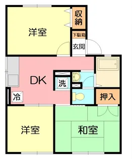 ハイツ須藤I【1階】の間取り