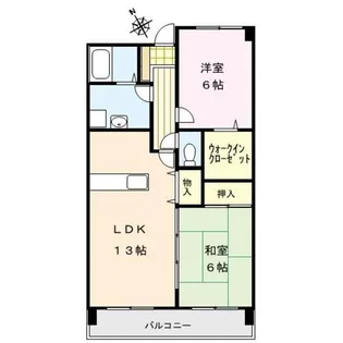 ステラ・コート弐番館【1階】の間取り