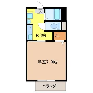 グレーススズカ【2階】の間取り