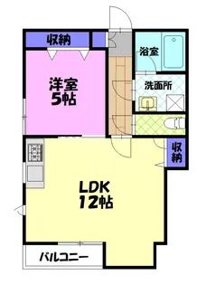 フォーナイン【1階】の間取り
