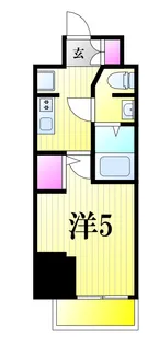 1Kの間取り画像