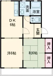 オリオンハイツ A棟【1階】の間取り