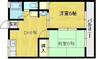 広島県安芸郡海田町国信2【アパート】の間取り