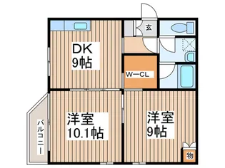ピッコロイソーラ【3階】の間取り