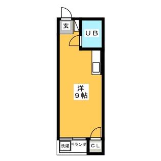 カシノキハイツ【2階】の間取り