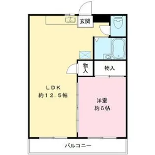 グリーン・フラッツB【2階】の間取り