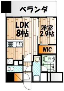 グランフォーレ小倉シティタワー【3階】の間取り