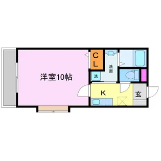 メゾンチェリーイースト【3階】の間取り