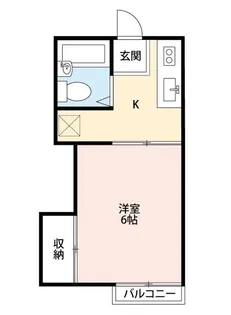 1Kの間取り画像