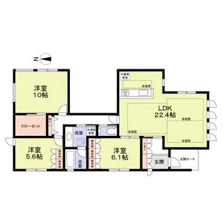 東京都世田谷区弦巻3【アパート】の間取り