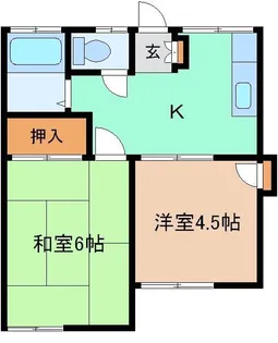 ヴィラ・フォレスト【1階】の間取り