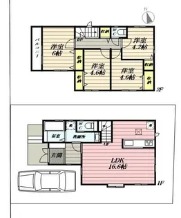 東京都練馬区大泉学園町7【一戸建】の間取り