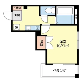 第二原田ビル【4階】の間取り