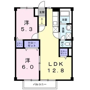 香川県高松市成合町【アパート】の間取り