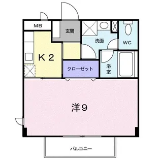 ソシア.アネックスC【2階】の間取り