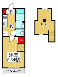 埼玉県川口市大字安行領根岸【アパート】の間取り
