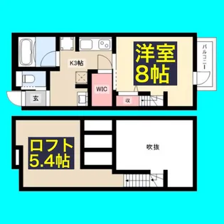 SuccessV(サクセスファイブ)(ZEROセレブ)【3階】の間取り