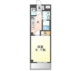 クリンゲル バウム カー【1階】の間取り