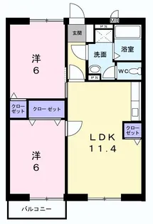 エトワール【2階】の間取り