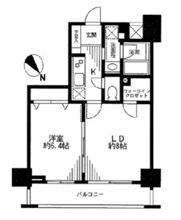 ドゥーエ東十条【13階】の間取り