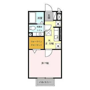 セピアコート本町【1階】の間取り