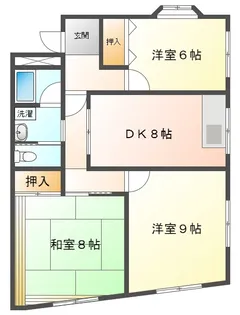 東邦マンション【2階】の間取り