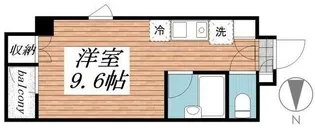 ローレル三ツ輪【1階】の間取り