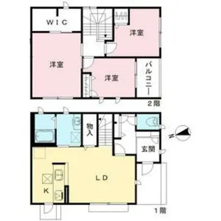 3LDKの間取り画像