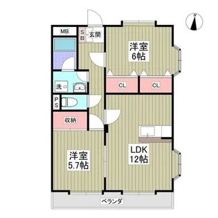 ビクトリーマンション【2階】の間取り