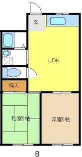 ホワイトメゾン原【2階】の間取り