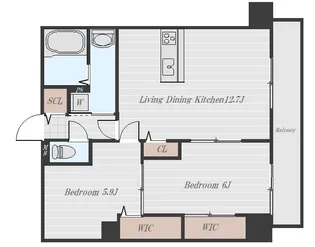 フォレストテラス【7階】の間取り