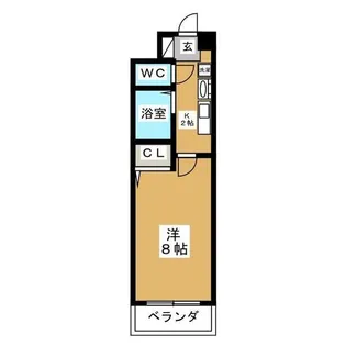 Crescent【1階】の間取り