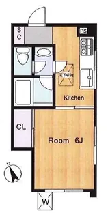 南常盤台グリーンコーポ【1階】の間取り