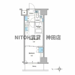 東京都江東区深川2【マンション】の間取り