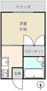 千葉県成田市並木町【アパート】の間取り