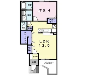 茨城県土浦市神立町【アパート】の間取り