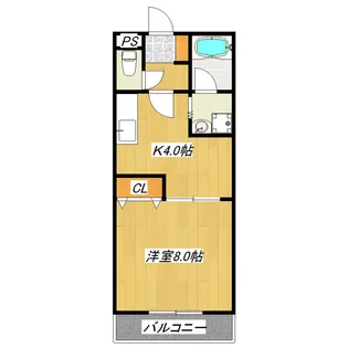ローズガーデン【2階】の間取り