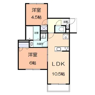 マツカゼ【1階】の間取り