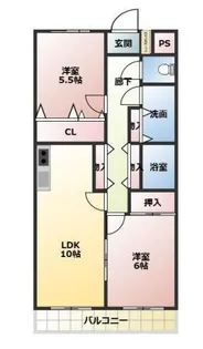 ロイヤルメゾンIV【5階】の間取り
