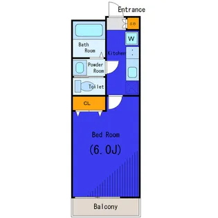 東京都目黒区目黒本町4【アパート】の間取り