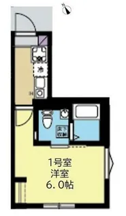 ビブロポート溝の口【1階】の間取り