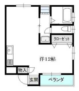 イーダッシュ八幡【3階】の間取り
