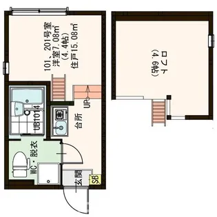 MIURA-II【2階】の間取り