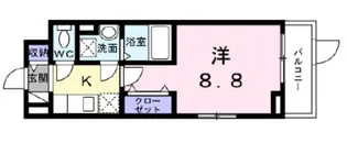 ベル西早稲田【1階】の間取り